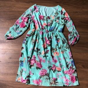 PinkBlush long sleeved maternity dress